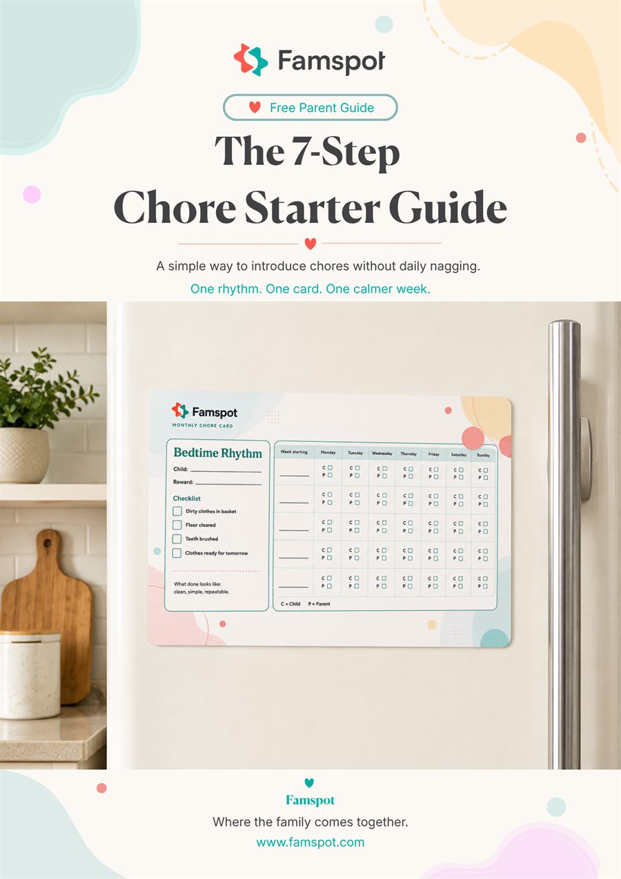 The 7-Step Chore Starter Guide free parent guide
